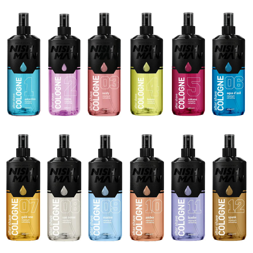 Nish Man After Shave Lotion Cologne 10 Amber borotválkozás utáni folyadék 400ml