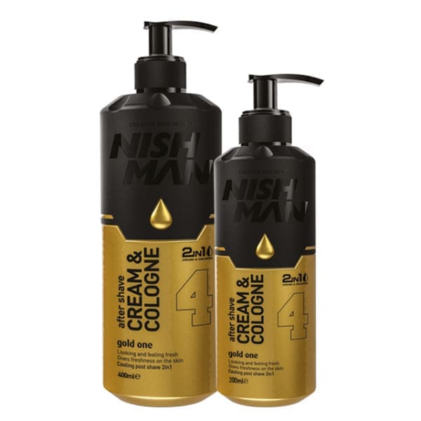 Nish Man Cream&Cologne borotválkozás utáni balzsam (04) Gold One 400ml