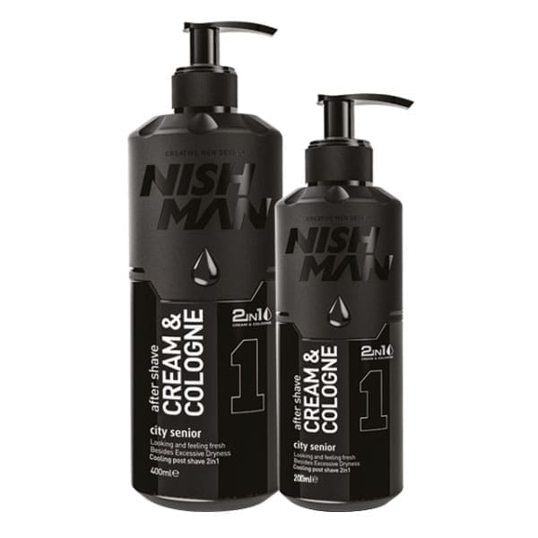 Nish Man Cream&Cologne borotválkozás utáni balzsam (01) City Senior 400ml