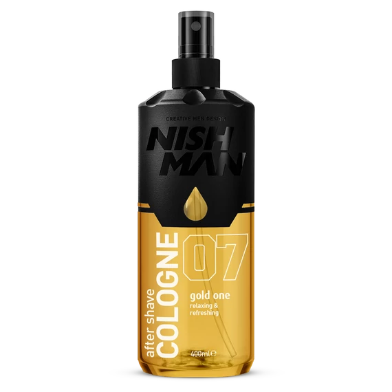 Nish Man After Shave Lotion Cologne 07 Gold One borotválkozás utáni folyadék 400ml