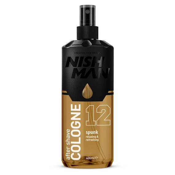 Nish Man After Shave Lotion Cologne 12 Spunk/X-Space borotválkozás utáni folyadék 400ml