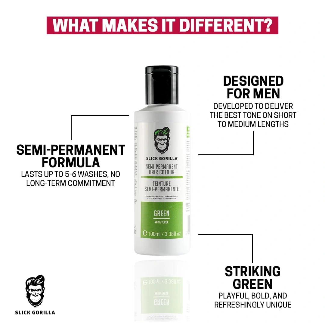 Slick Gorilla Hair Color - Green hajszínező 100ml