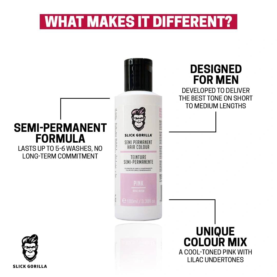 Slick Gorilla Hair Color - Pink hajszínező 100ml