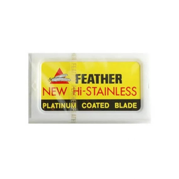 Feather New Hi-Stainless Platinum Coated DE Blades borotvavpenge (10db/csom)