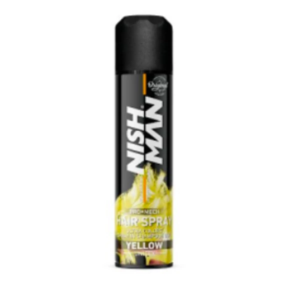 Nish Man Pro Mech sárga ideiglenes hajszínező spray 150ml