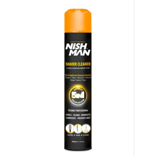 Nish Man Shaver Cleaner gép tisztító 5 az 1-ben spray 400ml