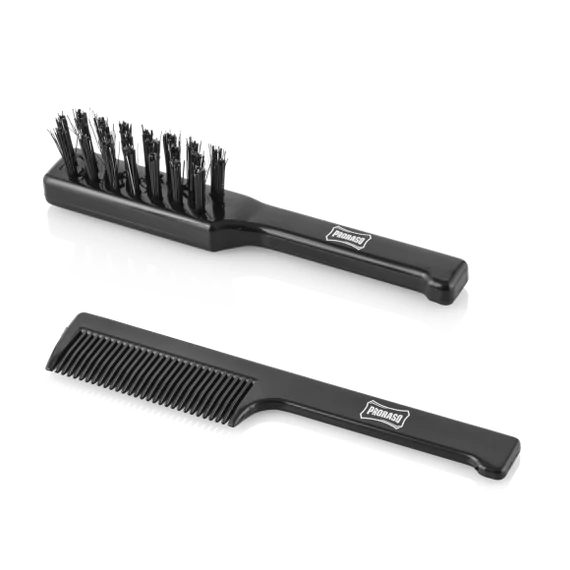 Proraso bajusz és szakáll kefe/fésű szett