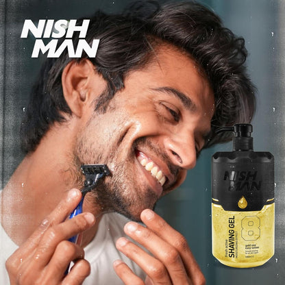 Nish Man Fresh Active (Gold One) borotvagél 1000ml (Pro Size)