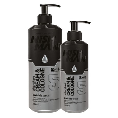 Nish Man Cream&Cologne borotválkozás utáni balzsam (05) Invisible Touch 400ml