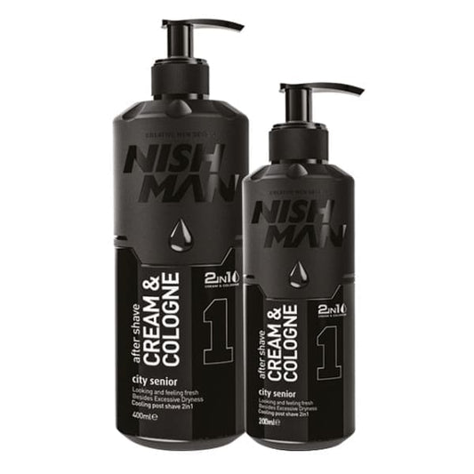 Nish Man Cream&Cologne borotválkozás utáni balzsam (01) City Senior 400ml