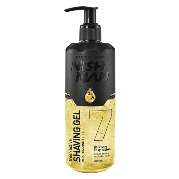 Nish Man Fresh Active (Gold One) borotvagél 400ml