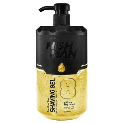 Nish Man Fresh Active (Gold One) borotvagél 1000ml (Pro Size)