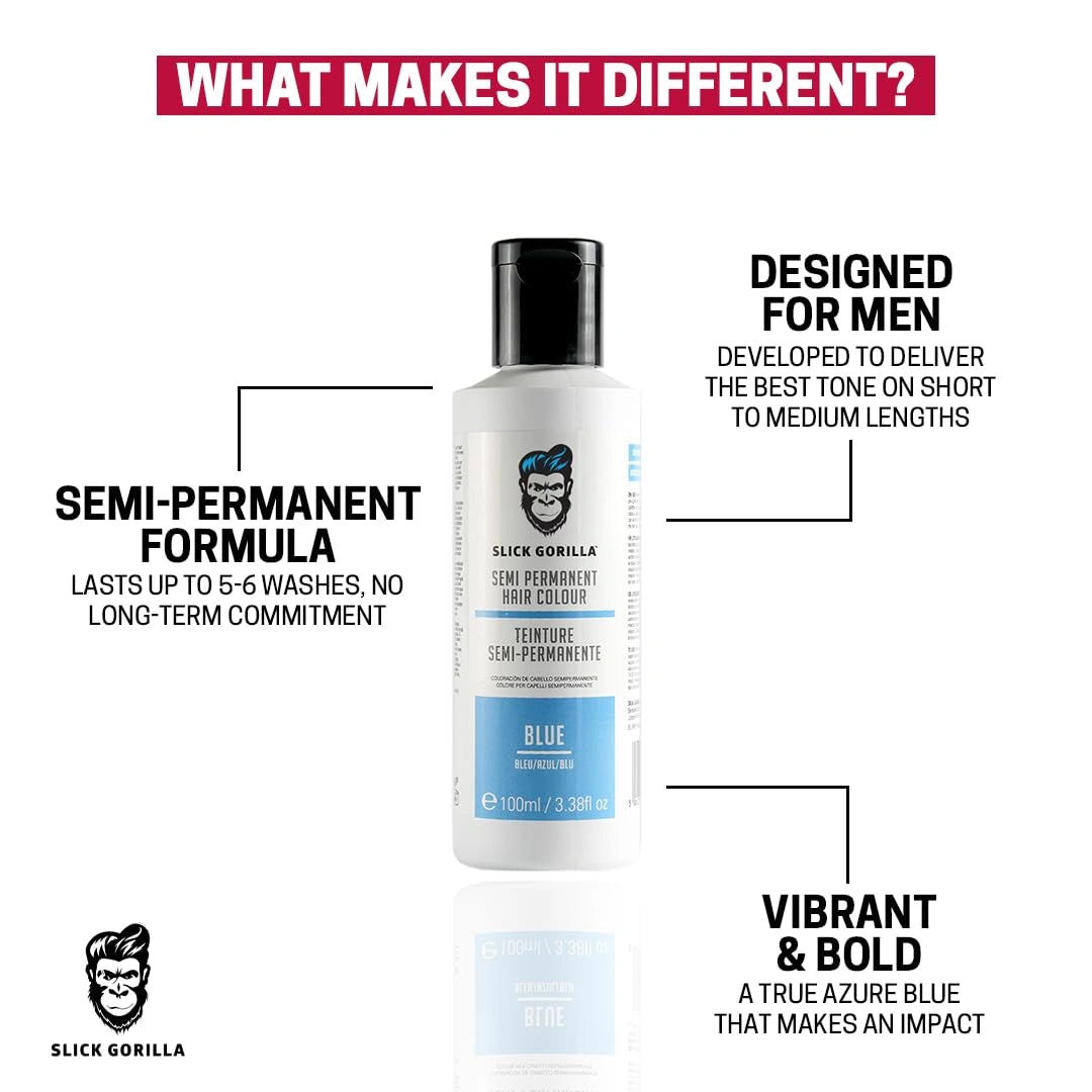 Slick Gorilla Hair Color - Blue hajszínező 100ml