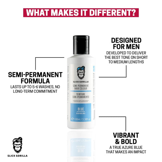 Slick Gorilla Hair Color - Blue hajszínező 100ml