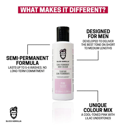 Slick Gorilla Hair Color - Pink hajszínező 100ml