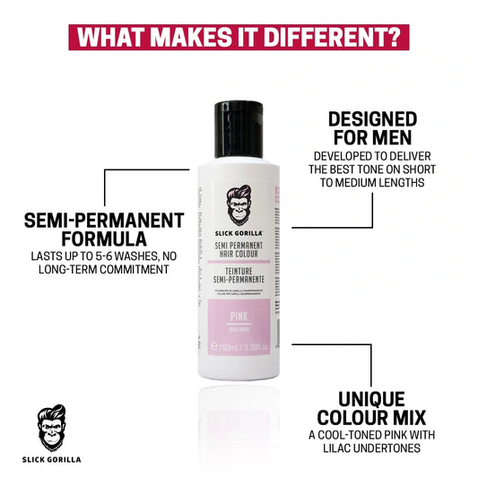 Slick Gorilla Hair Color - Pink hajszínező 100ml