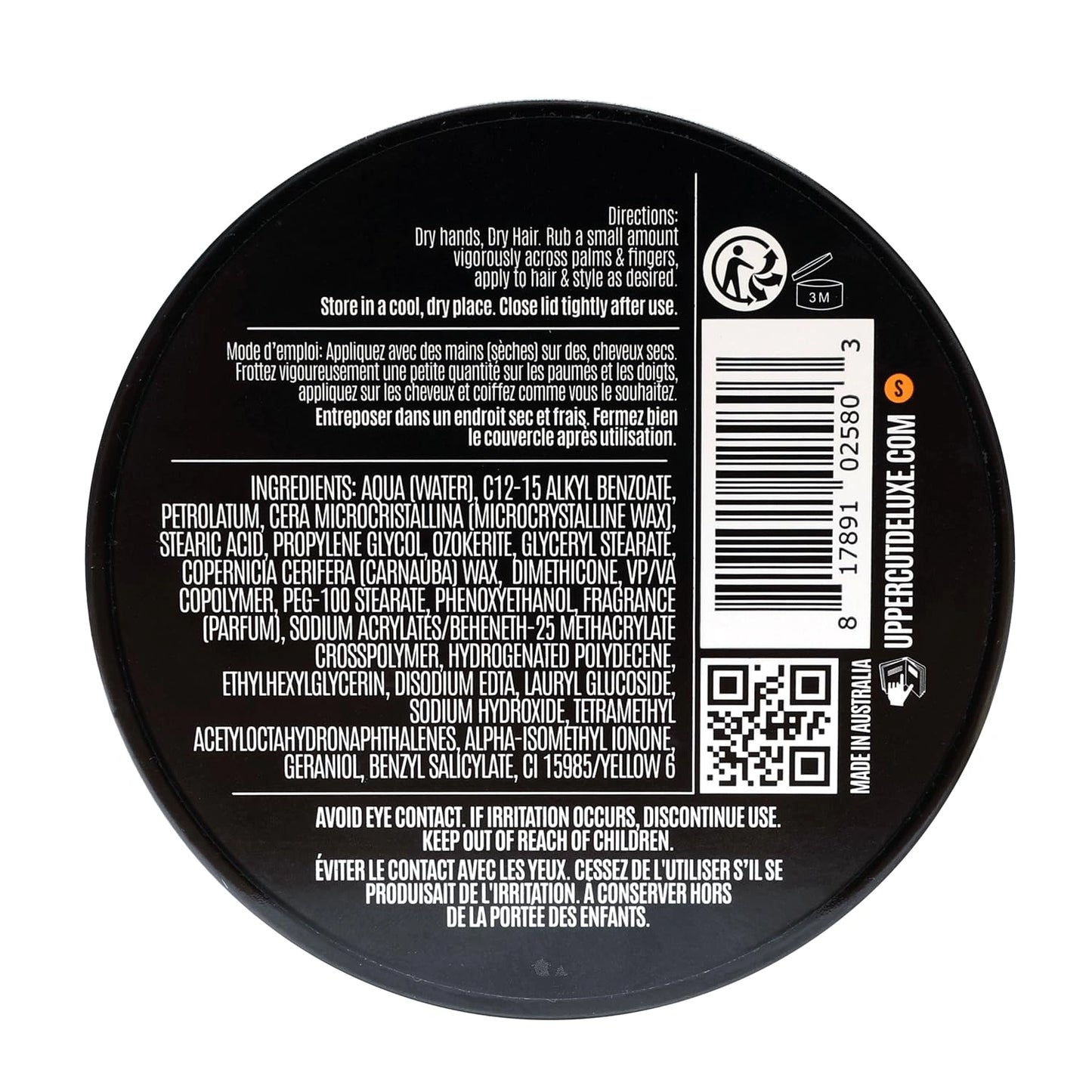 Uppercut Deluxe Texture Cream hajformázó 100g
