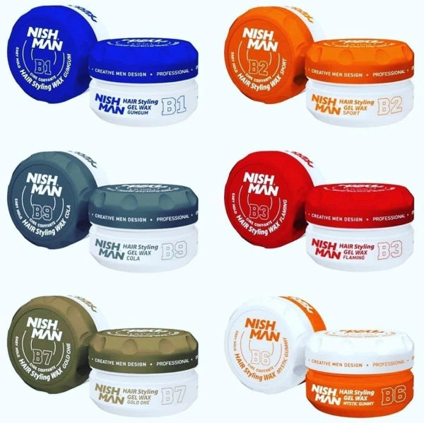 Nish Man hajformázó Aqua Gel Wax (B3) Flaming 150ml