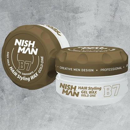 Nish Man hajformázó Aqua Gel Wax (B7) Gold One 150ml
