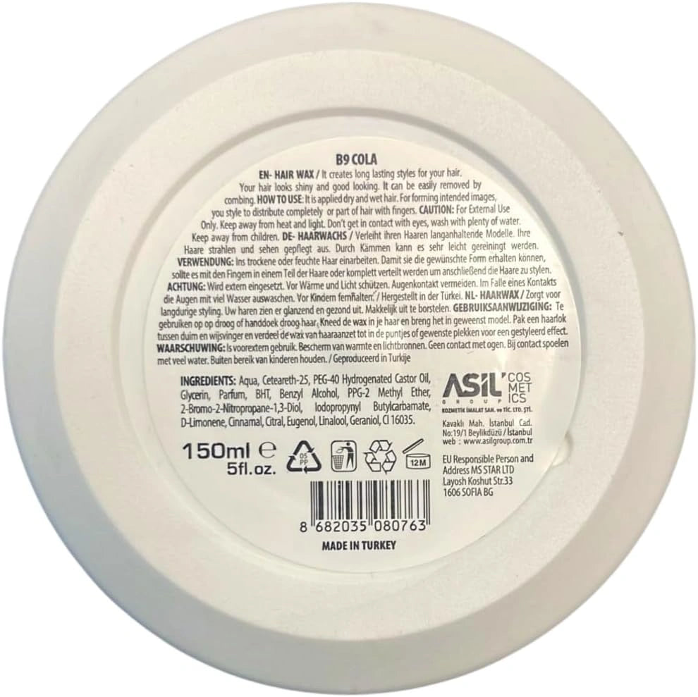 Nish Man hajformázó Aqua Gel Wax (B9) Cola 150ml