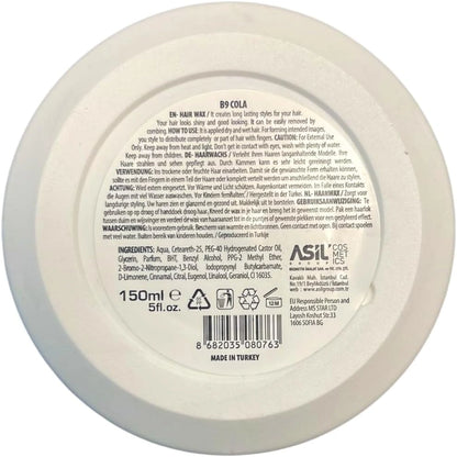 Nish Man hajformázó Aqua Gel Wax (B9) Cola 150ml