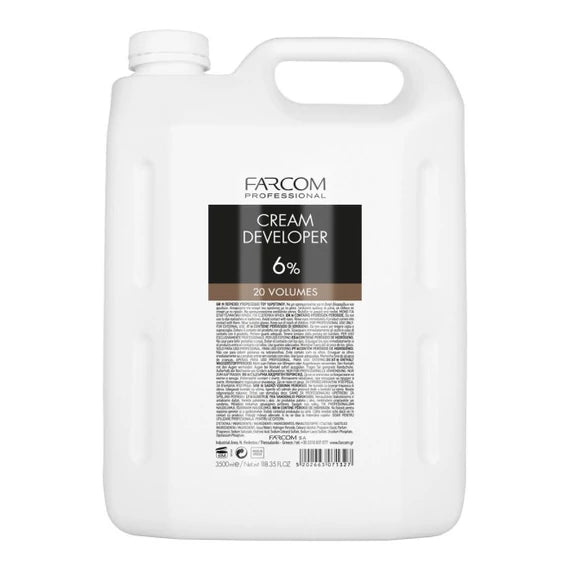 Farcom Professional Cream Developer - előhívó 20 VOL (6%) 3500ml
