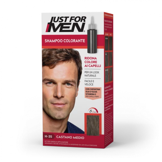 Just for Men Coloring Gel Medium Brown H-35 színező gélfesték