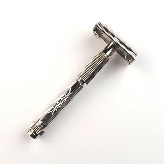 Parker 60R Connaught Shiny Nickel Butterfly biztonsági borotva
