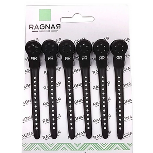 Ragnar Hair Clips Black Metal hajcsipesz (6db) 95mm