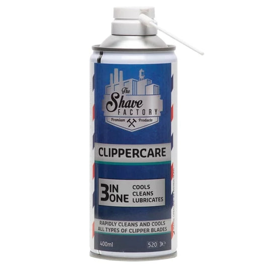 Shave Factory ClipperCare 3in1 Spray nyírógép ápoló spray 400ml